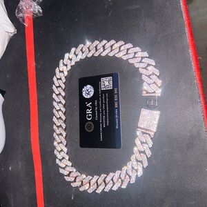 Sparkling Silver Cuban Link Chain